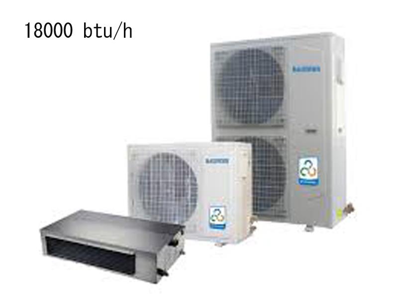 داکت اسپلیت دورثابت baumen به ظرفیت 18000btu مدل BTD-18R سرد و گرم قیمت :  436.700.000ریال